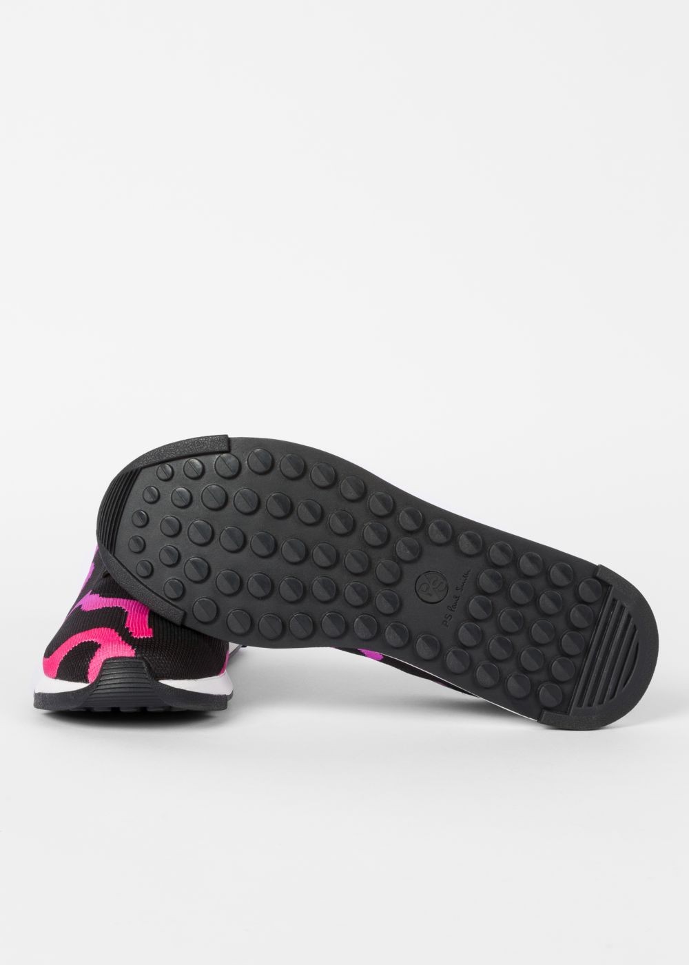 Paul Smith Women's Black 'acapulco' 'rappid' Knitted Sneakers