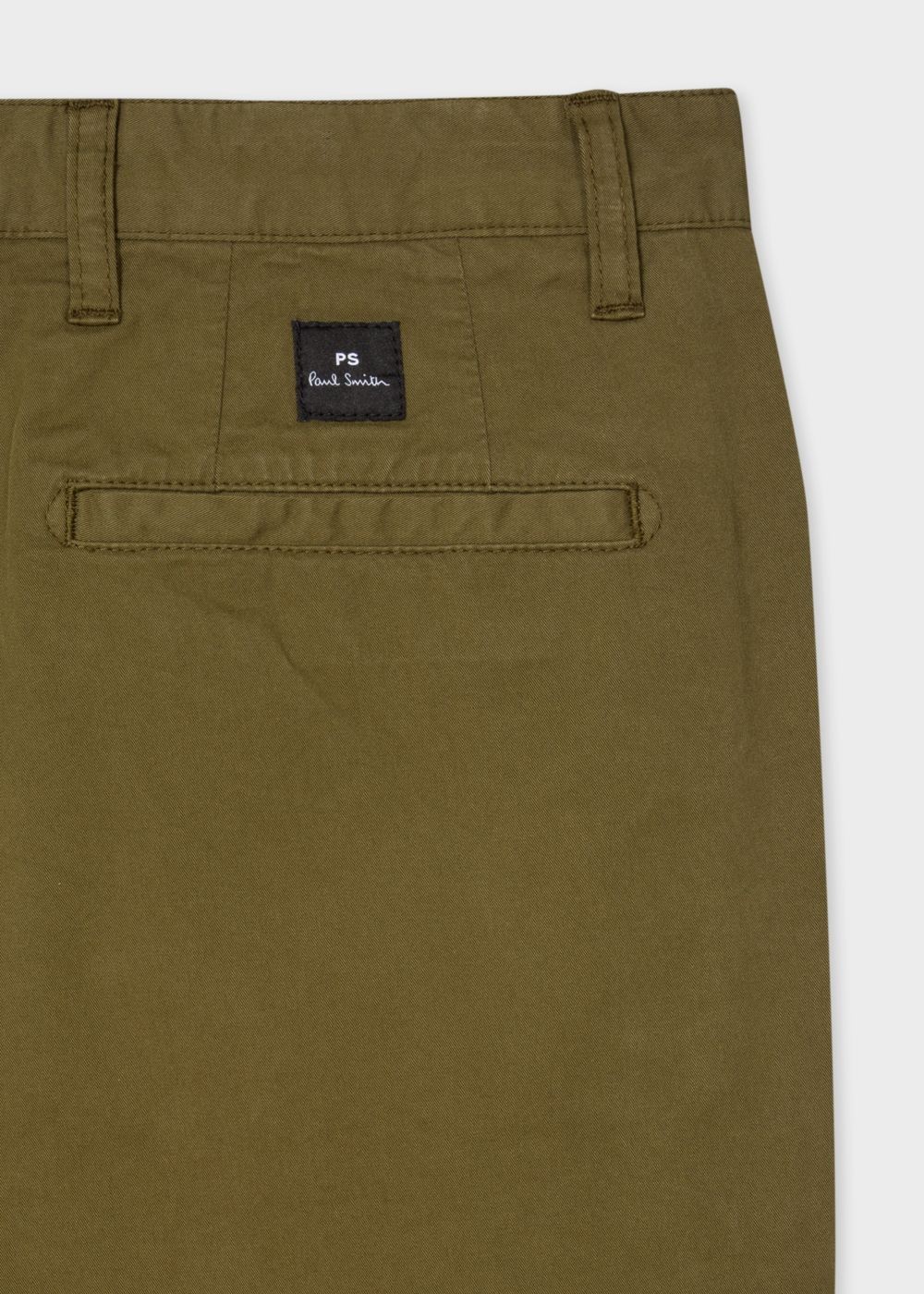 Paul Smith Men's Slim-Fit Khaki Stretch Pima-Cotton Chinos Clothing