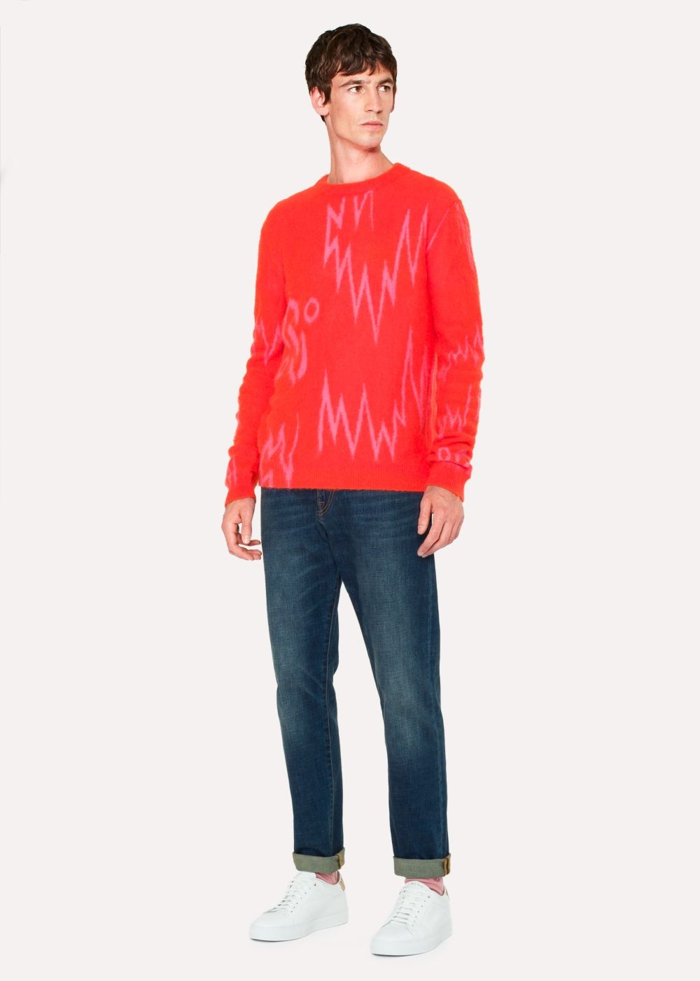 Paul Smith + The Chemical Brothers For Hingston Studio - Red 'born In The Echoes' Sweater Men