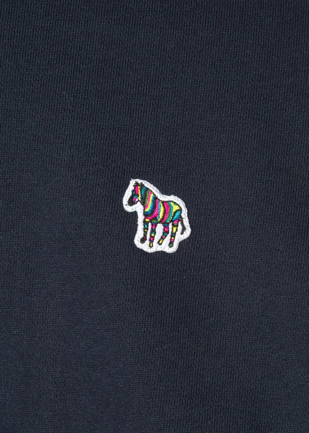 Paul Smith Men's Navy Zebra Logo Cotton Bomber Jacket