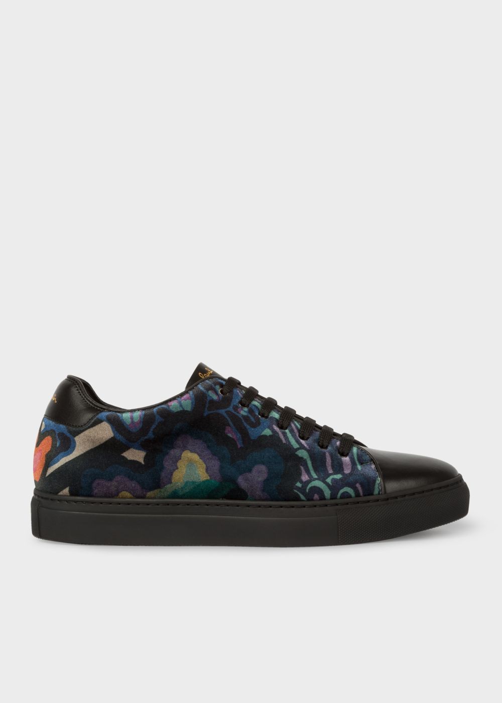 Paul Smith Mens's 'dreamer' Print Velvet 'basso' Shoes