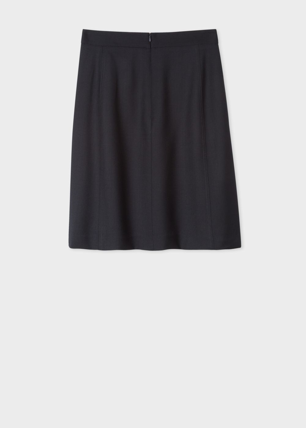 Paul Smith Women's Dark Navy Wool-Twill 'a Skirt To Travel In'