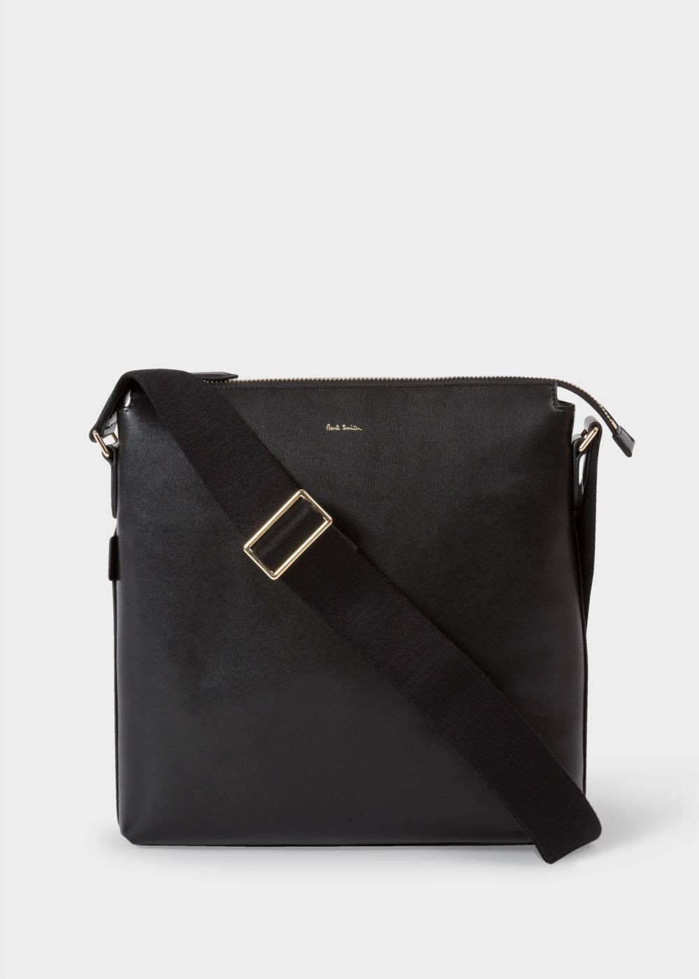 Paul Smith Mens's Black Leather ' City' Small Cross-Body Bag