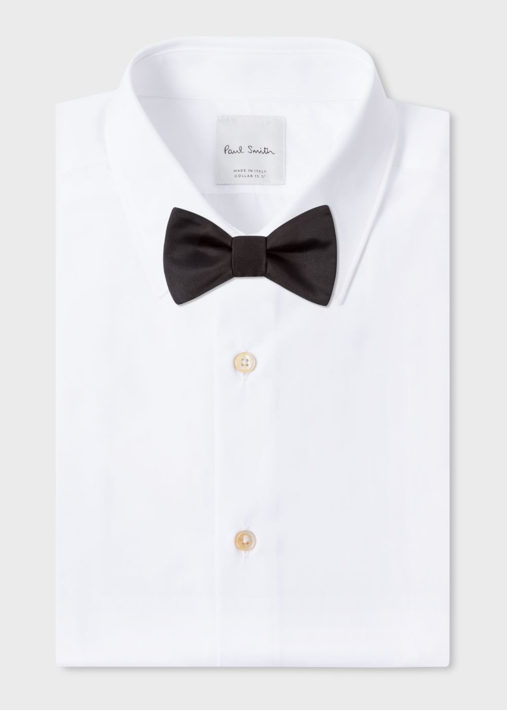 Paul Smith Men's Black Self-Tie Silk Bow Tie