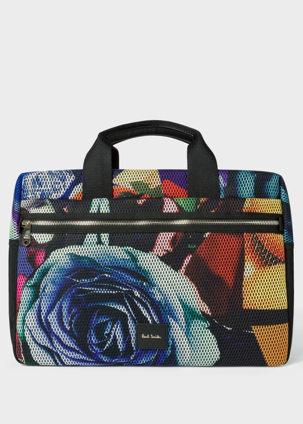 Paul Smith Men's 'rose Collage' Print Mesh Weekend Bags