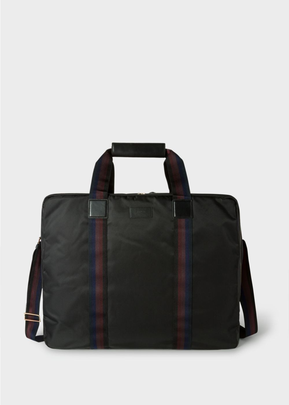 Paul Smith Men's Black Webbing Stripe Suit Carrier