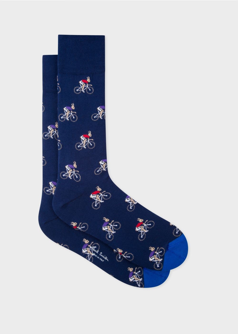 Paul Smith Men's Navy 'cycling Rabbits' Socks