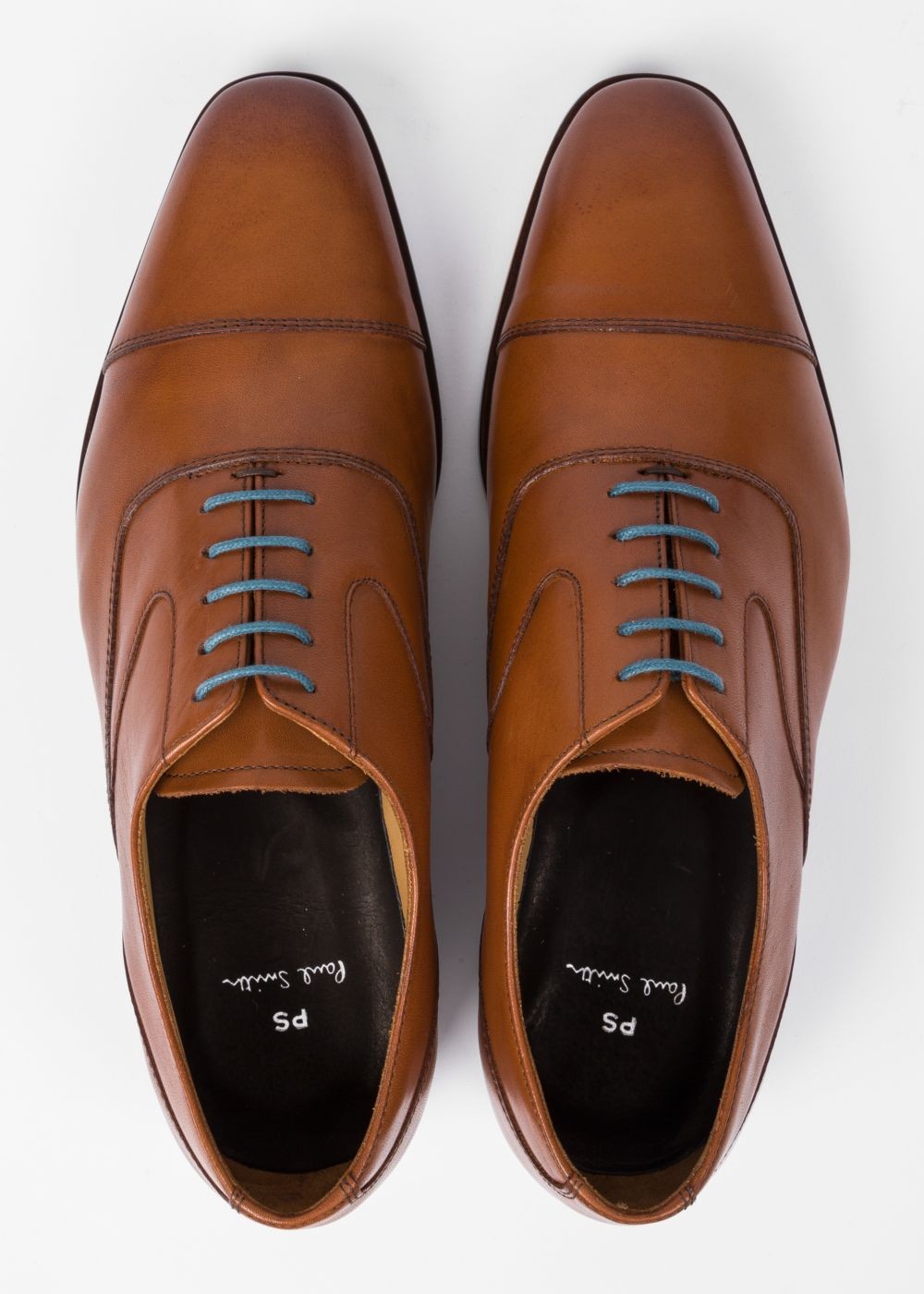 Paul Smith Men's Tan Leather 'tompkins' Oxford Sneaker