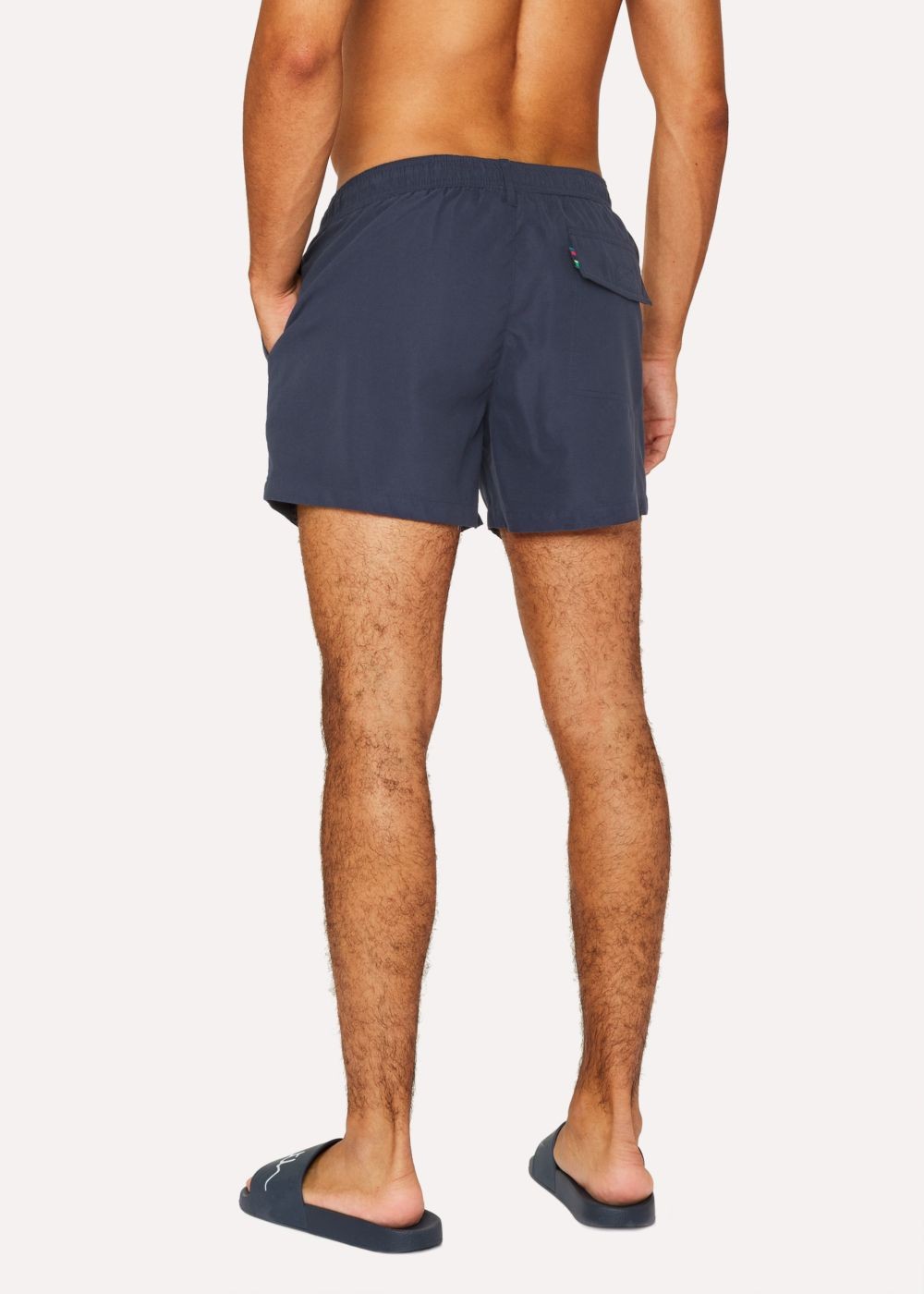 Paul Smith Men's Navy Zebra Logo Swim Shorts