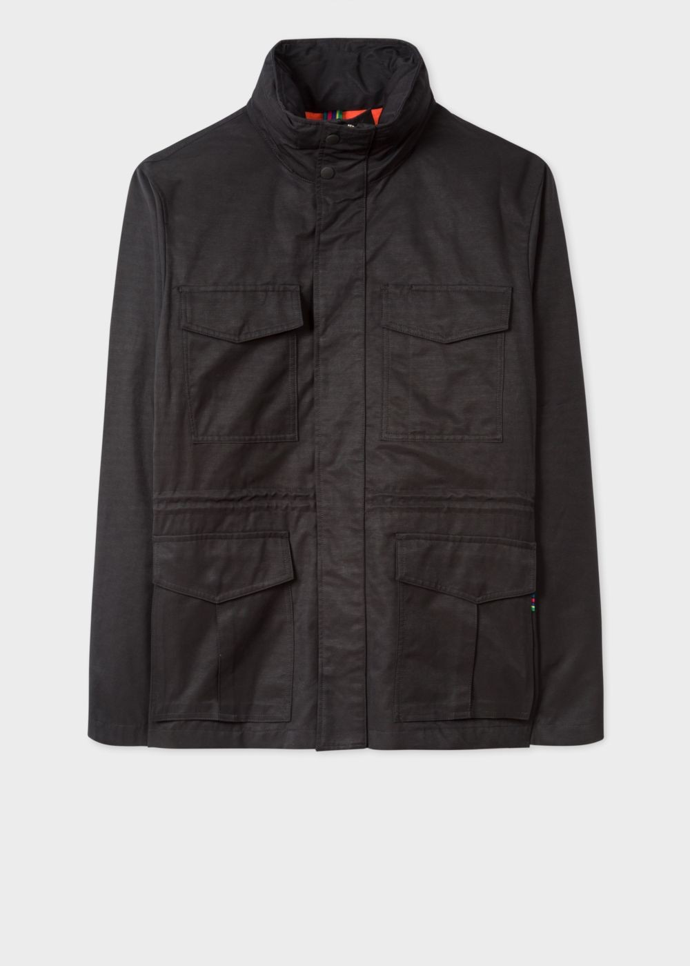 Paul Smith Mens's Black Cotton-Blend Field Coats