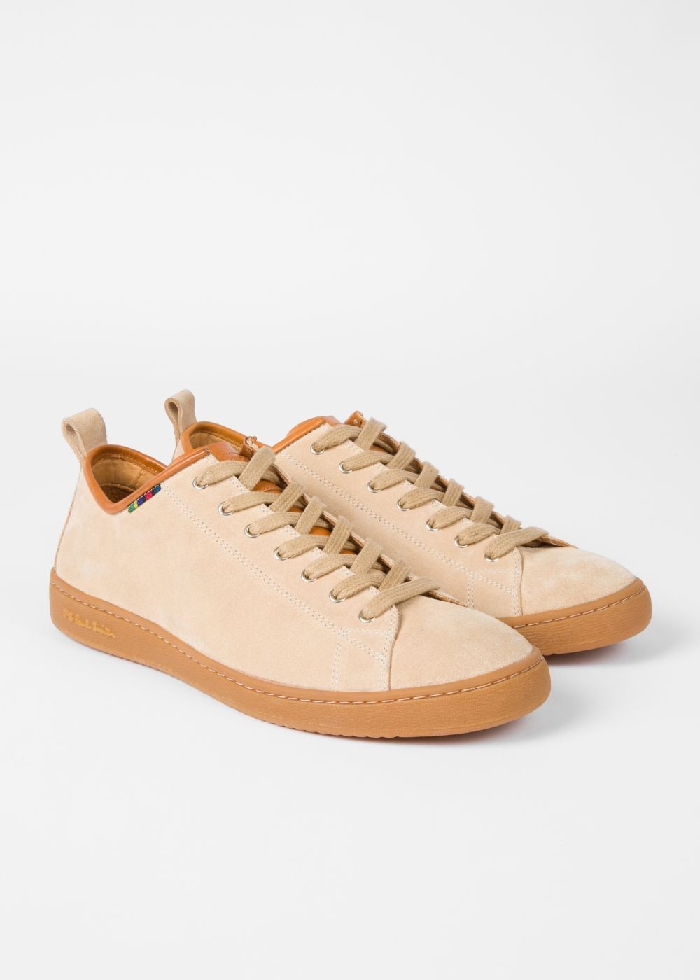 Paul Smith Mens's Beige Suede 'miyata' Trainers