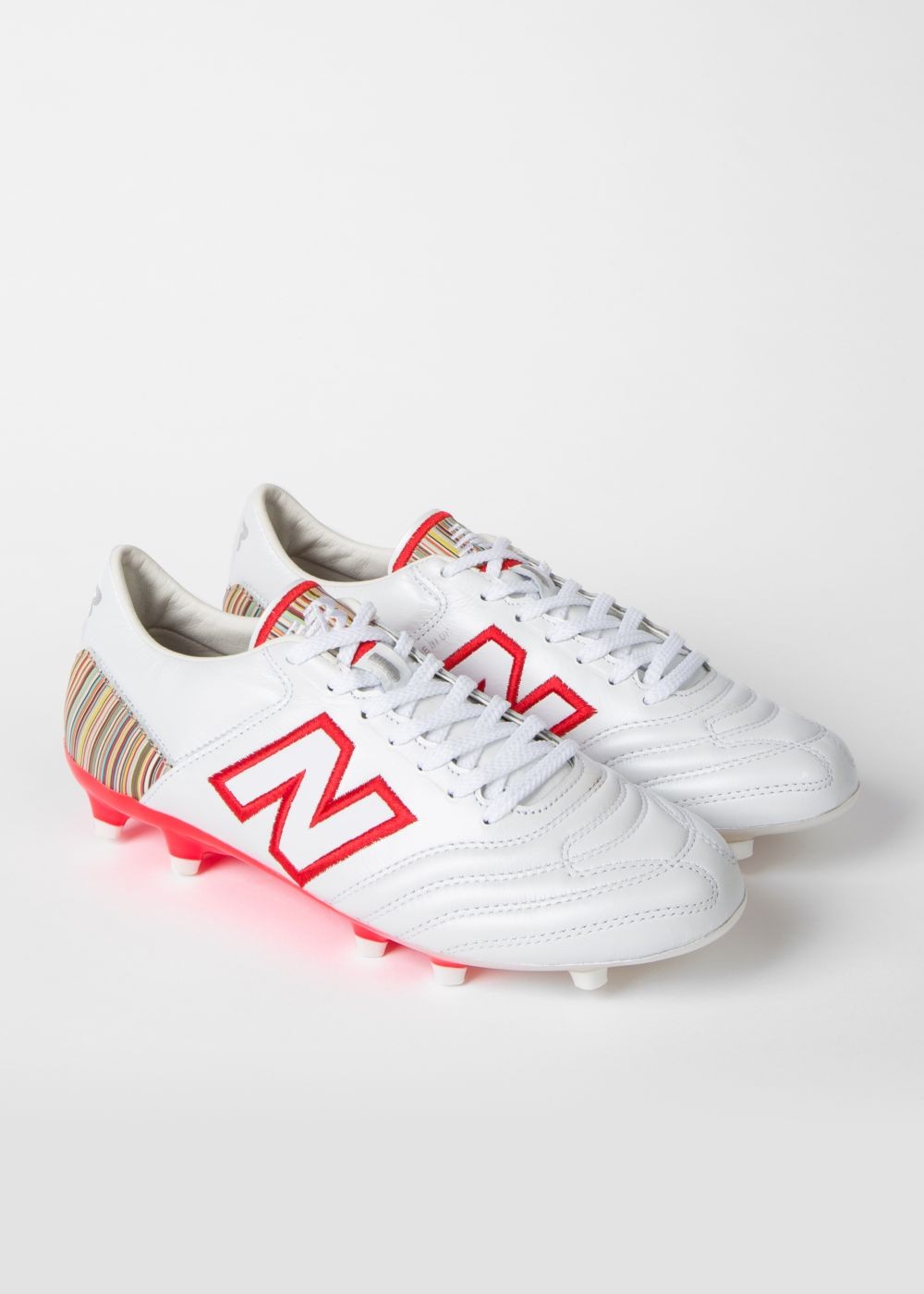 Paul Smith Balance + Paul Smith - Men's White Miuk-One Football Boots