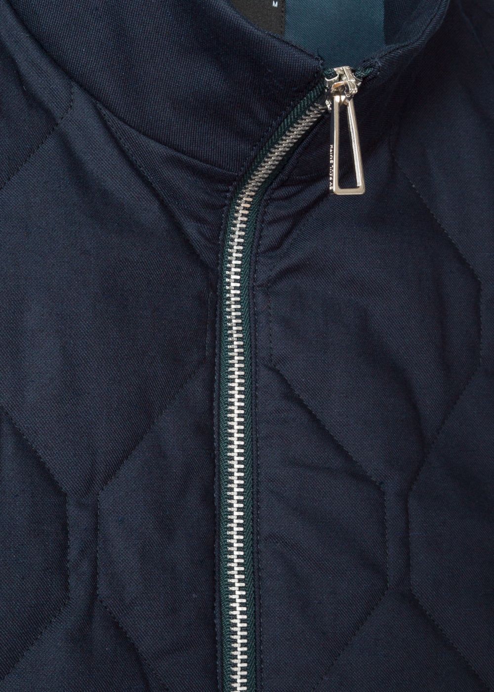 Paul Smith Men's Dark Navy Quilted Zip-Fastening Gilet Clothing