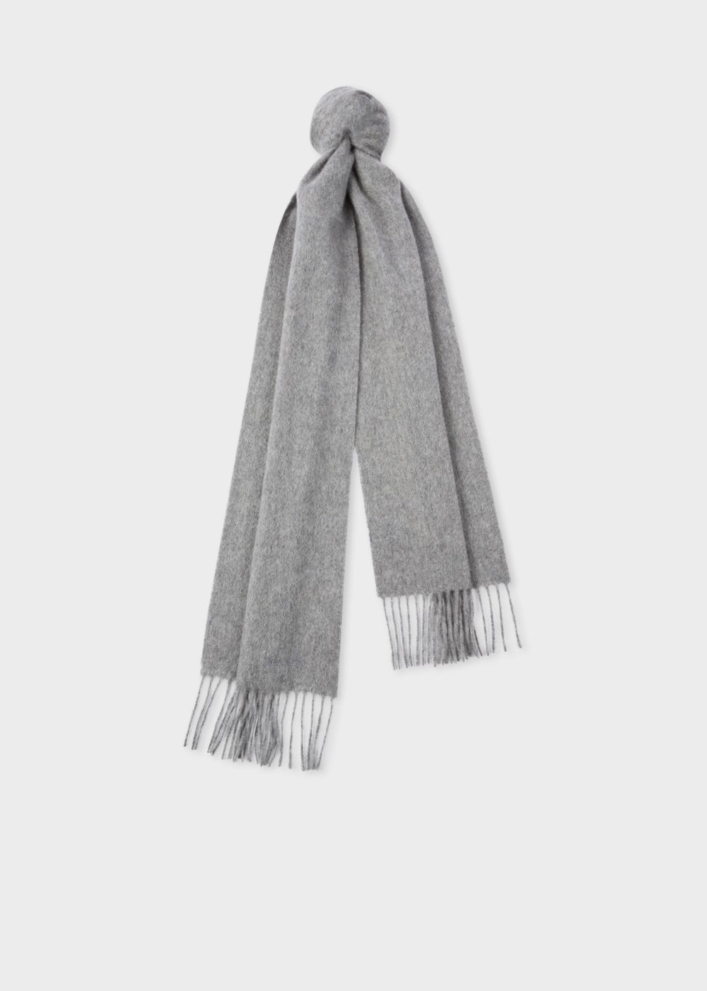 Paul Smith Grey Cashmere Scarf Mens