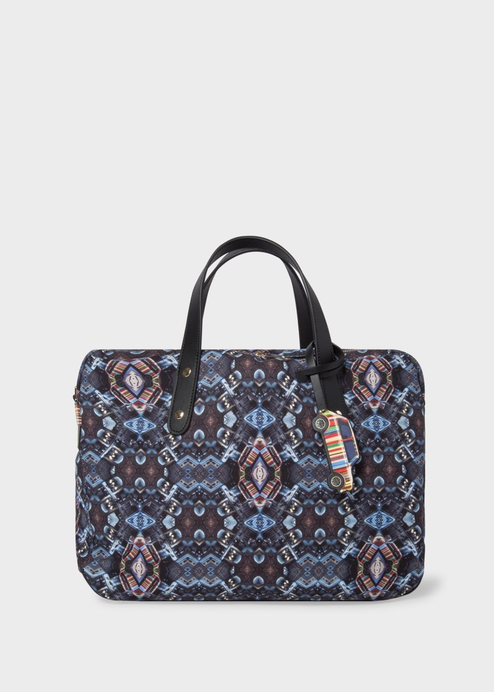 Paul Smith Mens's 'mini Kaleidoscope' Print Canvas Business Folio Accessories