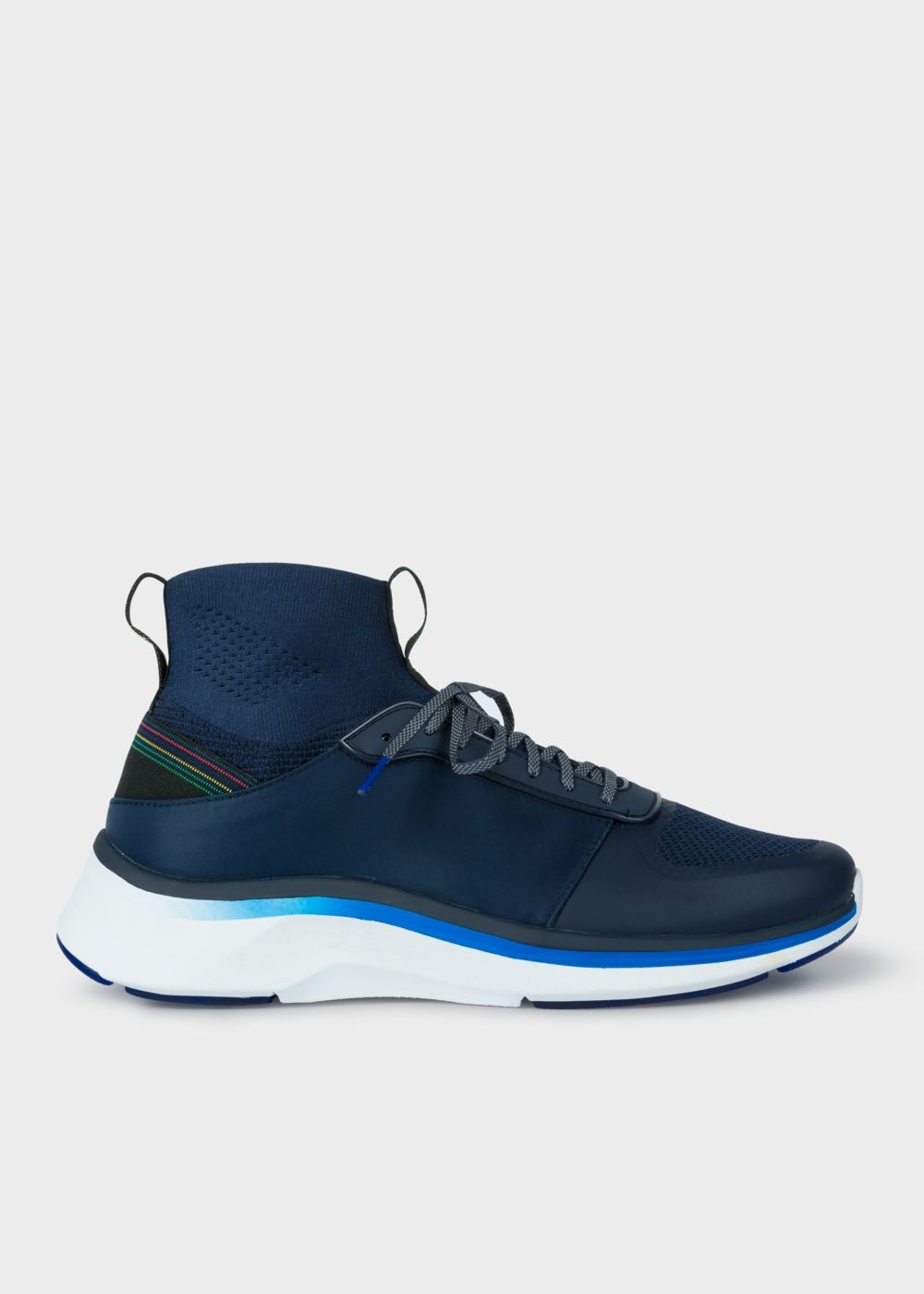 Paul Smith Men's Navy 'zookie' Sock Sneakers