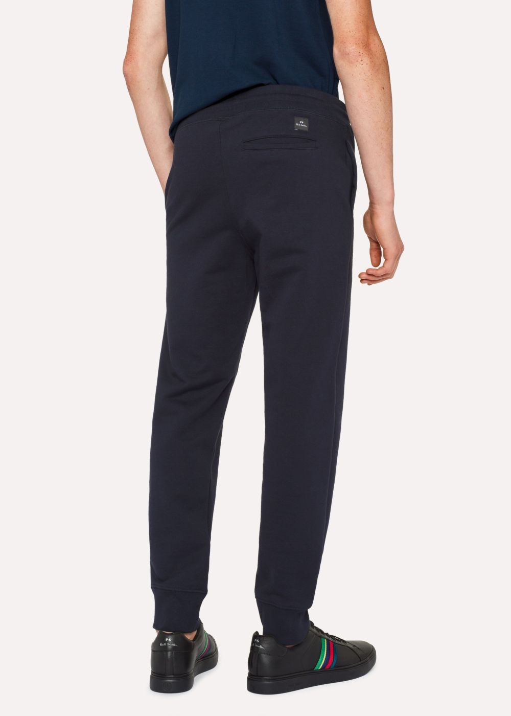 Paul Smith Men's Dark Navy Zebra Logo Cotton SweatPants