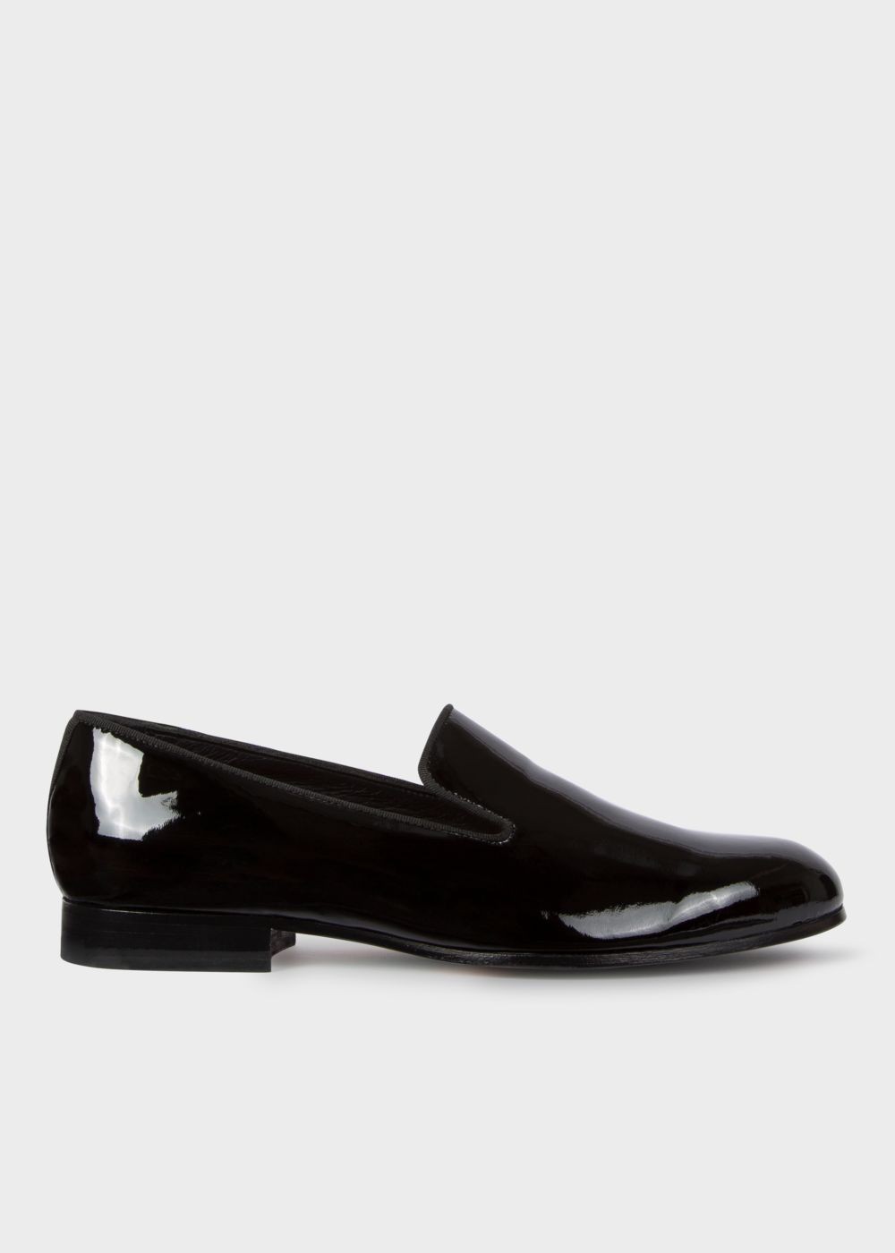 Paul Smith Womens's Black Patent Leather 'rudyard' Loafers Sneaker