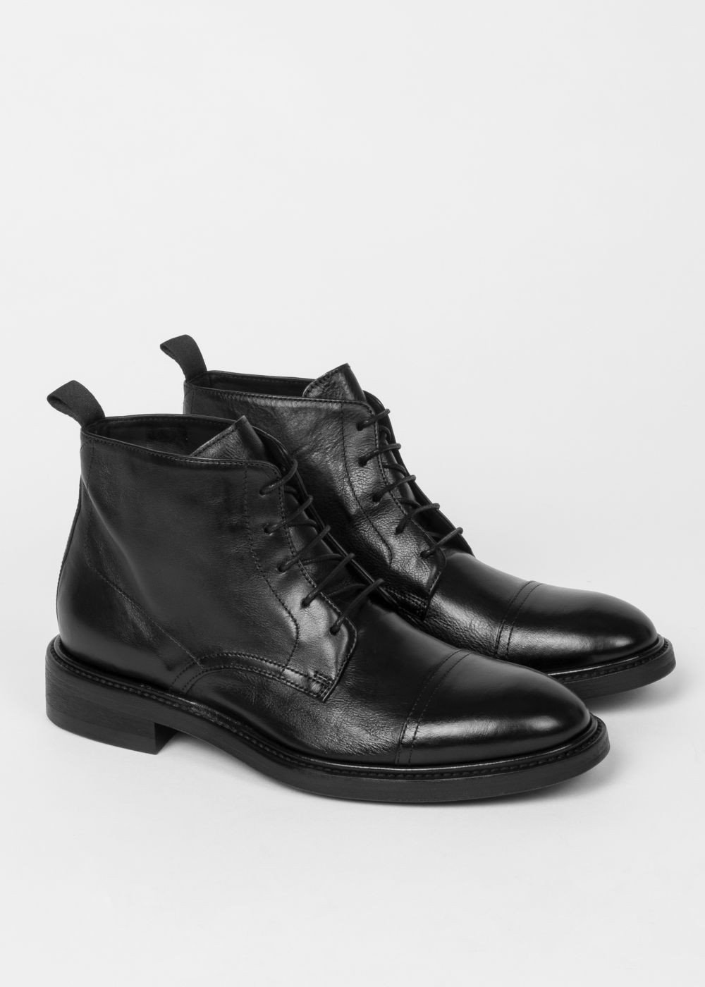 Paul Smith Womens's Black 'jarMen' Leather Boots