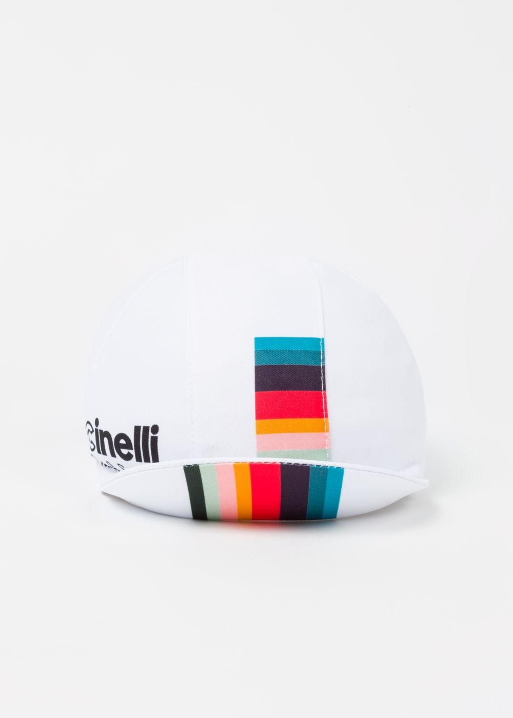 Paul Smith + Cinelli White 'artist Stripe' Detail Cycling Hats Mens