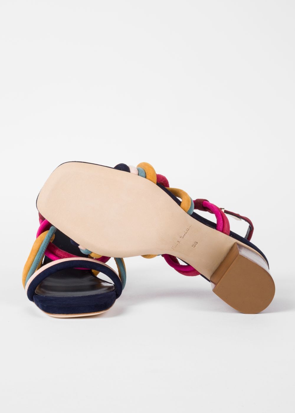 Paul Smith Women's Multi-Coloured Suede 'carla' Sandals