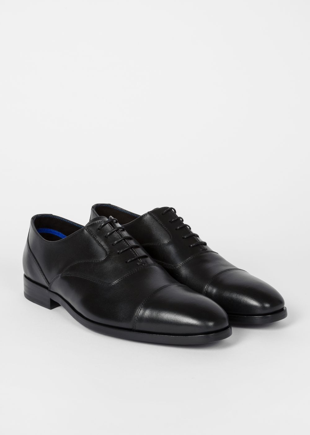 Paul Smith Men's Black Leather 'tompkins' Oxford Sneaker