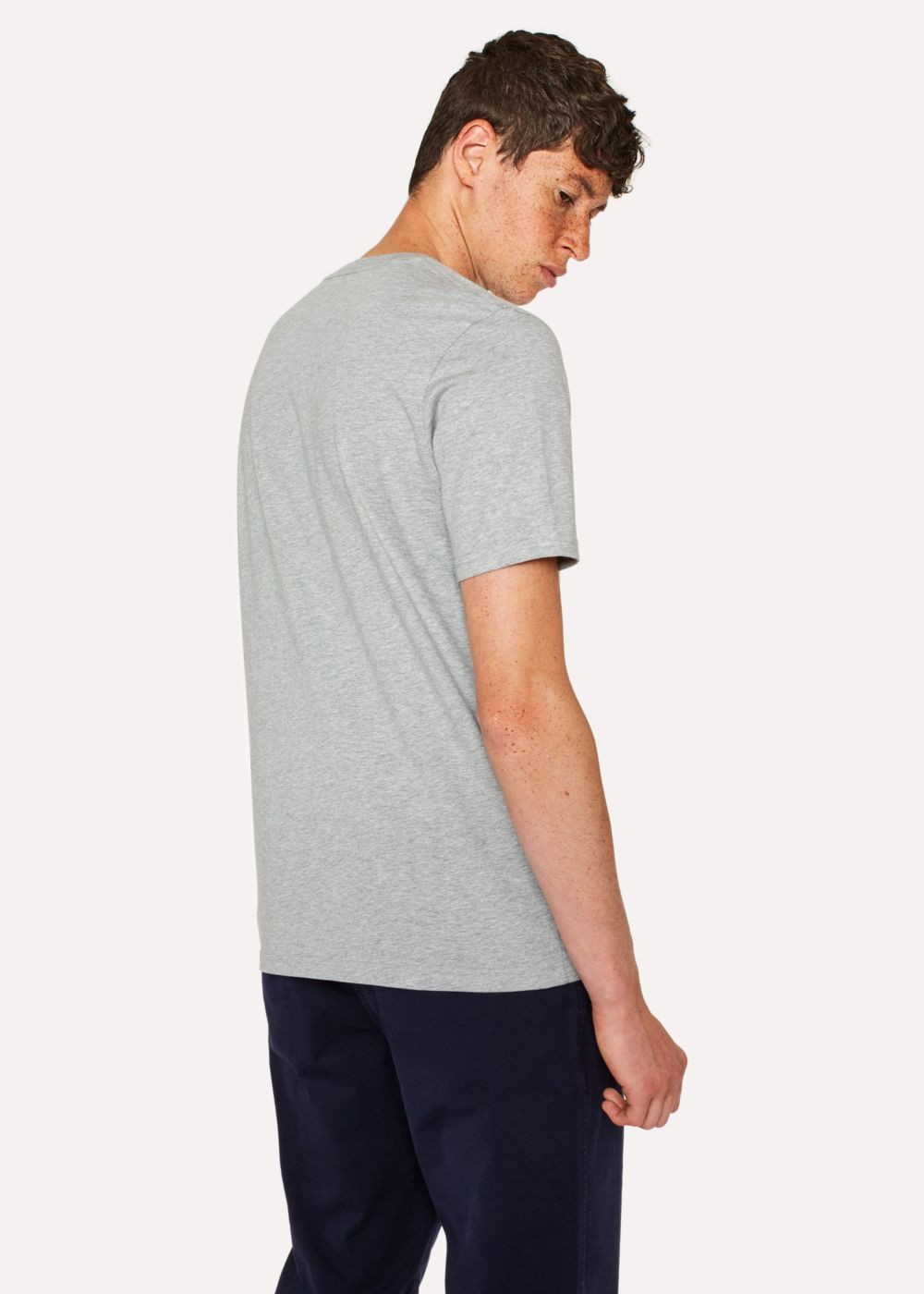 Paul Smith Men's Grey 'skull Bulb' Print Organic-Cotton TShirts