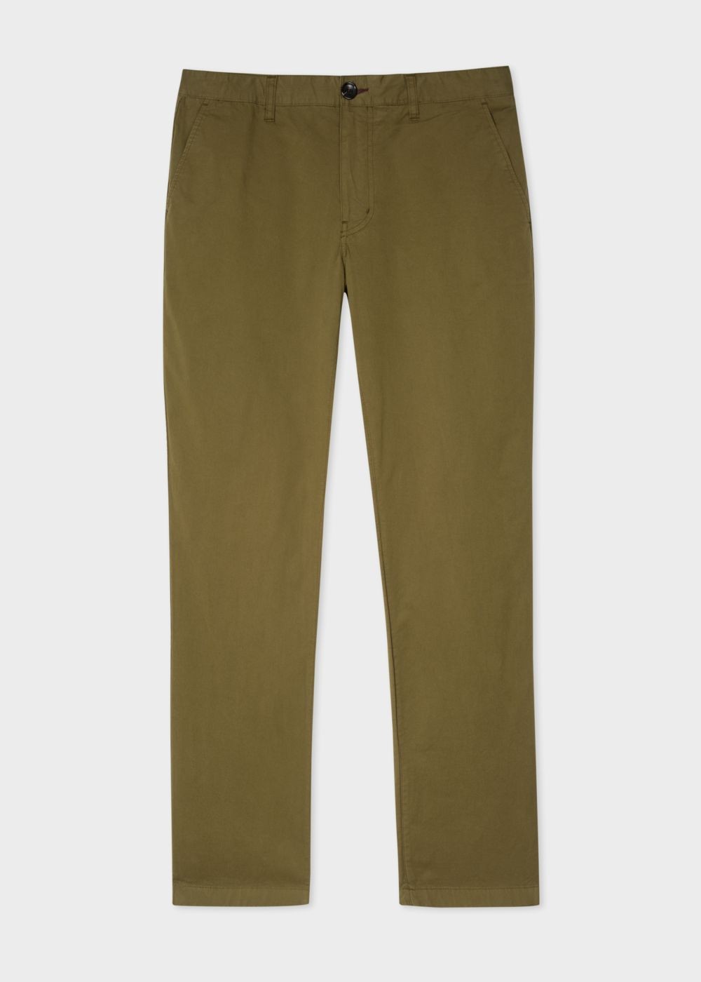 Paul Smith Men's Slim-Fit Khaki Stretch Pima-Cotton Chinos Clothing