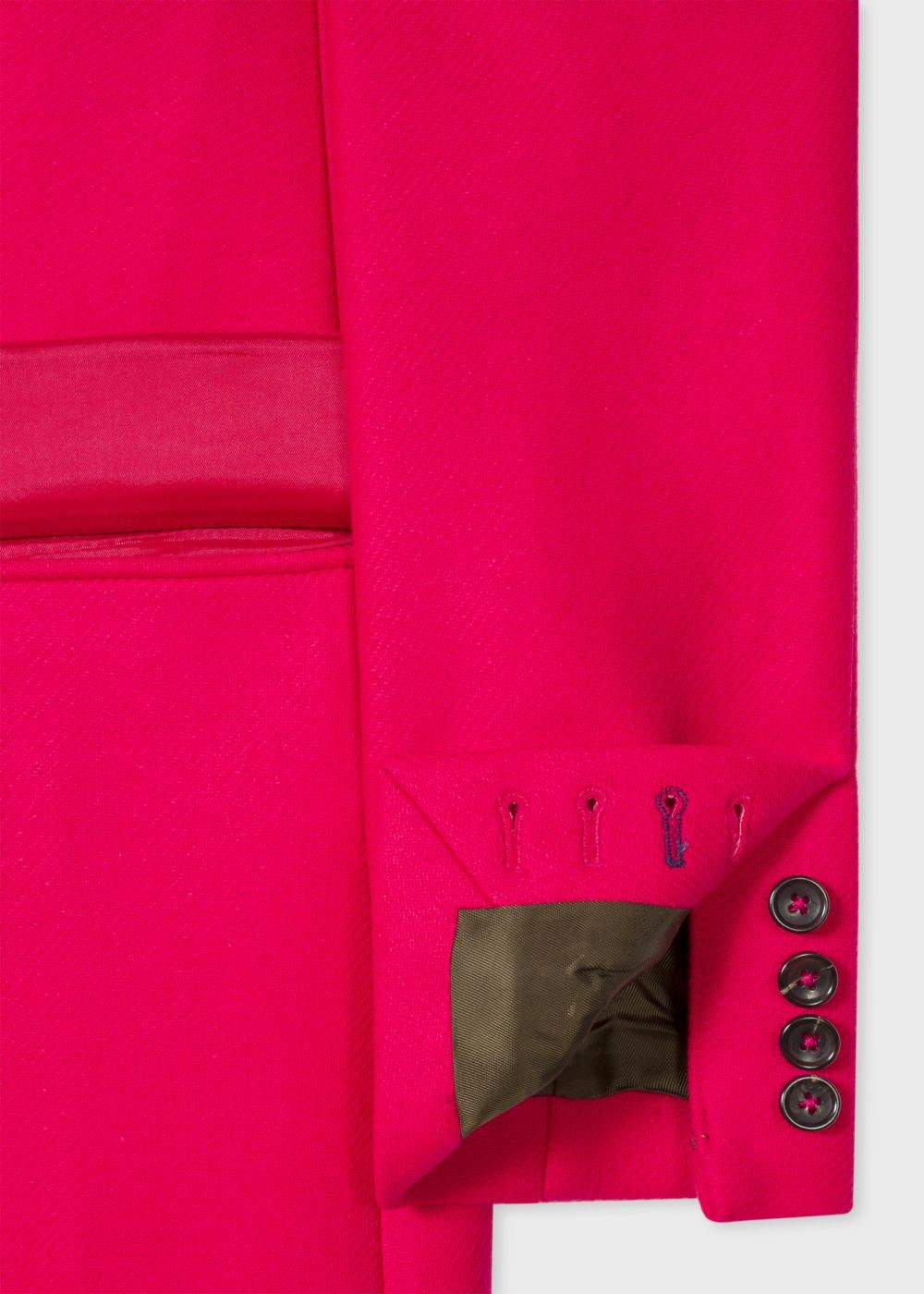 Paul Smith Women's Fuchsia Wool And Cashmere-Blend Epsom Jacket