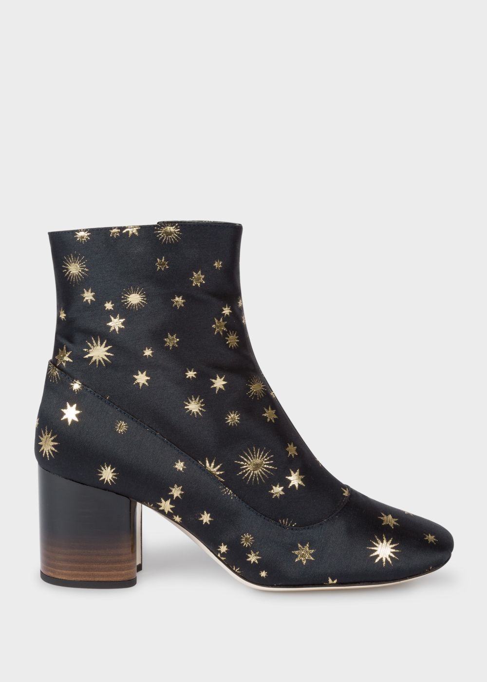 Paul Smith Women'S Dark Navy 'Gold Star' Jacquard 'Nira' Boots