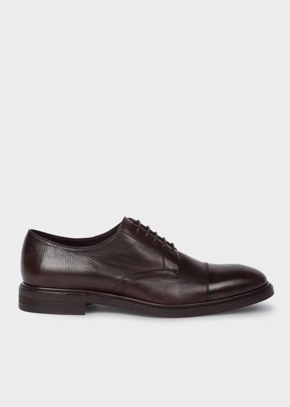 Paul Smith Mens's Dark Brown Leather 'rosen' Derby Shoes