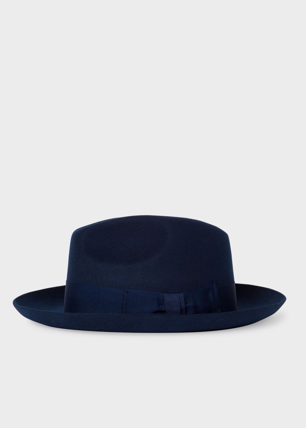 Paul Smith Men's Navy Wool-Felt Fedora Hat