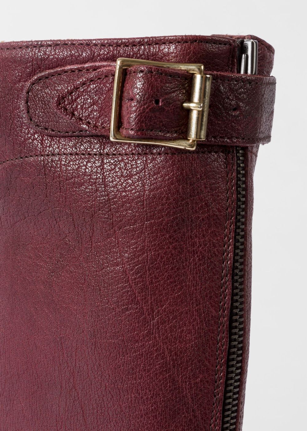 Paul Smith Women's Bordeaux Leather 'kings' Boots