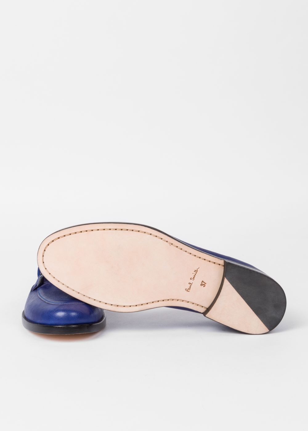 Paul Smith Women's Indigo Calf Leather 'cora' Loafers Shoes