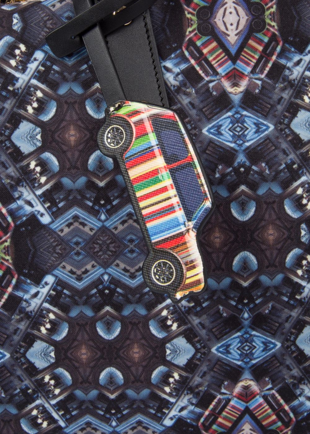 Paul Smith Mens's 'mini Kaleidoscope' Print Canvas Business Folio Accessories