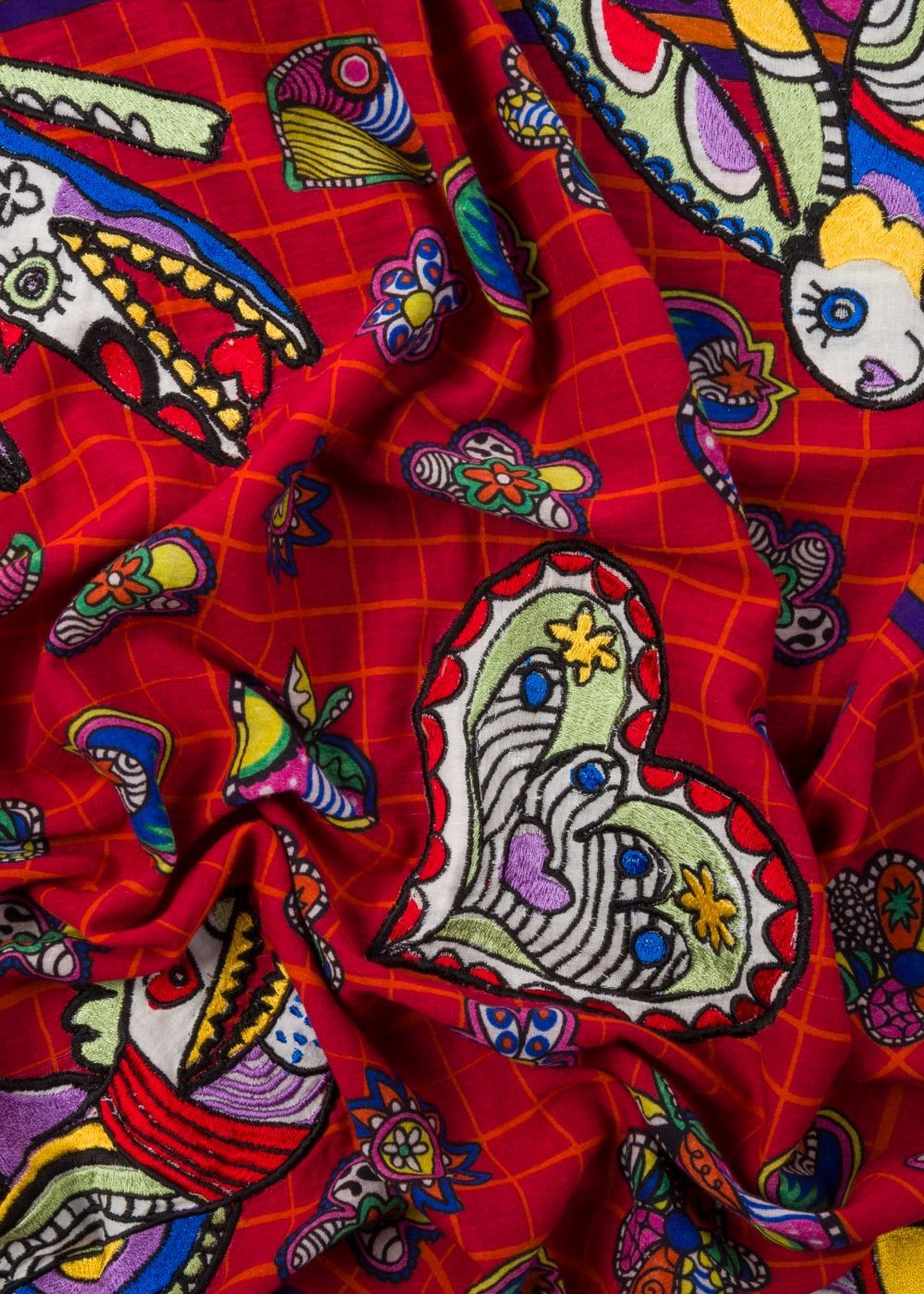 Paul Smith Women's Multi-Coloured 'karami Collage' Square Scarf