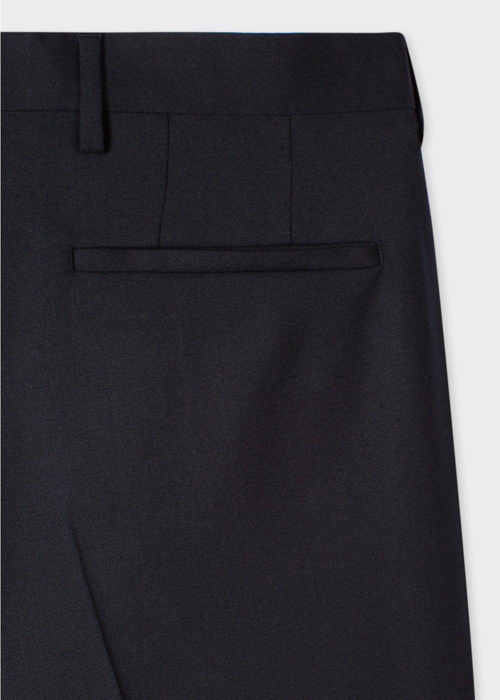 Paul Smith Mens's Slim-Fit Black Wool 'a Suit To Travel In' Pants