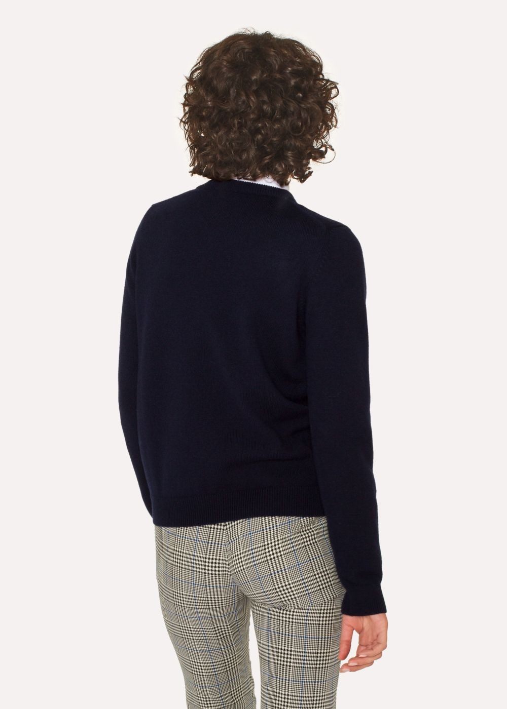 Paul Smith Womens's Navy Embroidered 'karami Rabbit' Motif Sweater