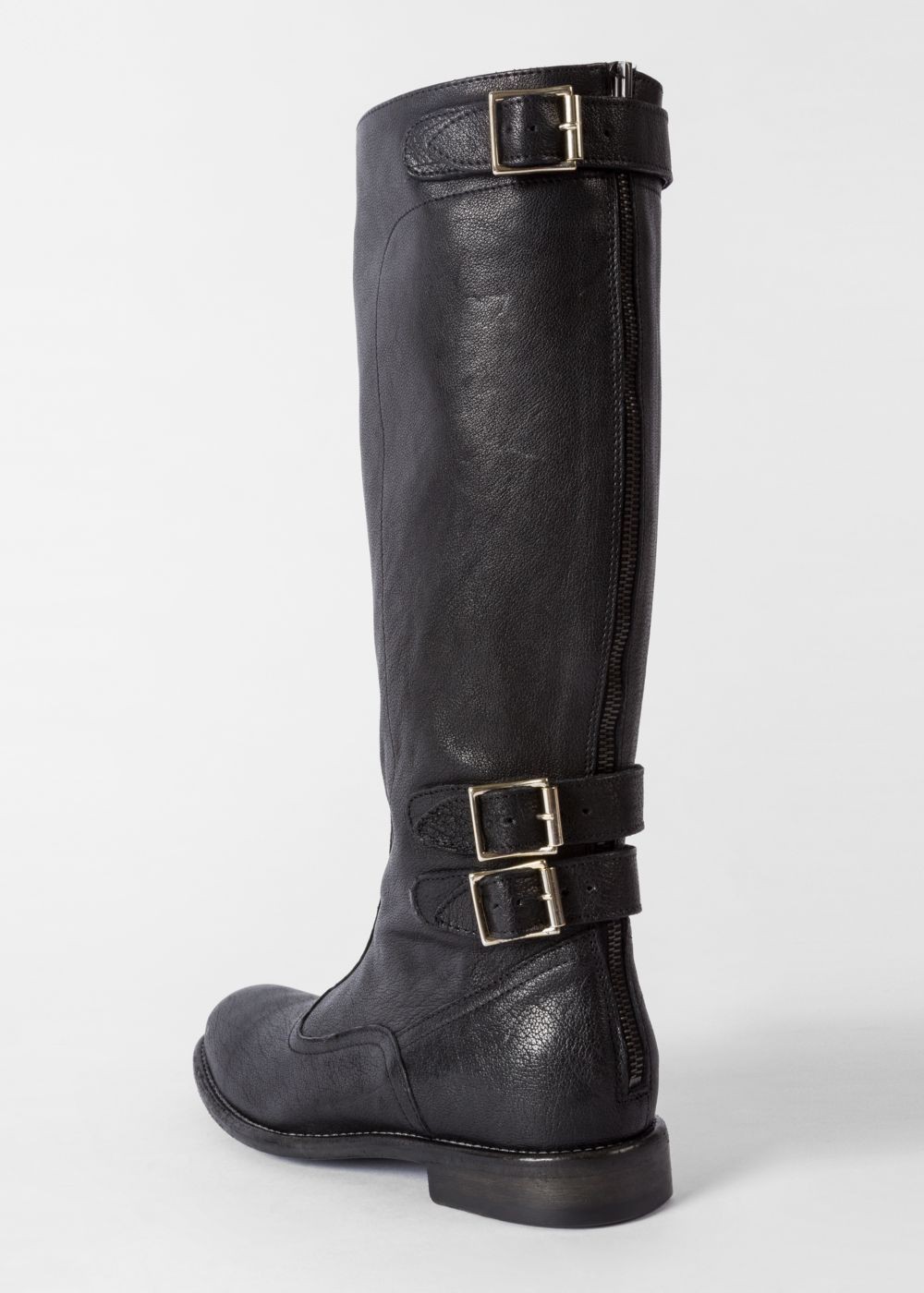 Paul Smith Women's Black Leather 'kings' Boots