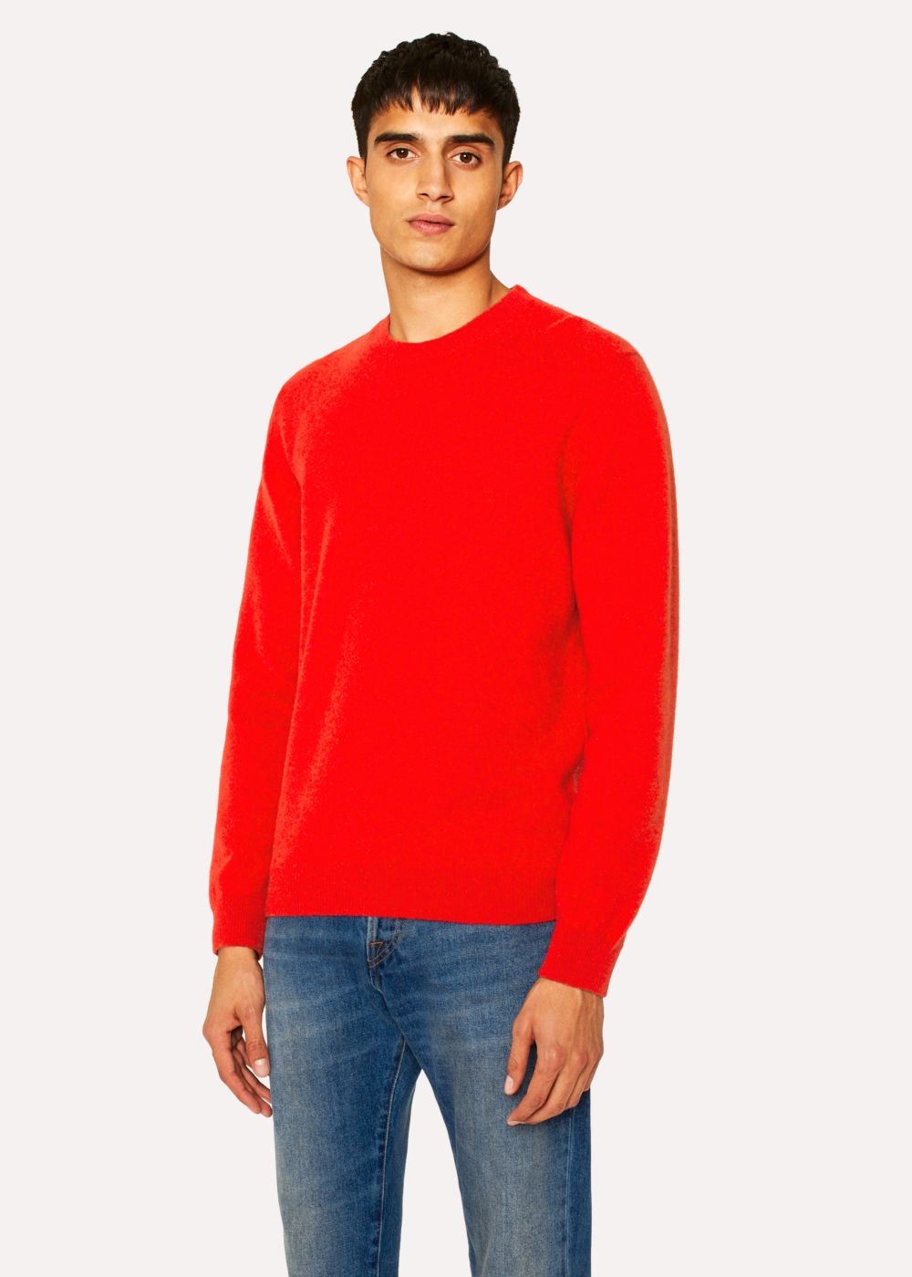 Paul Smith Men's Red Lambswool Sweater
