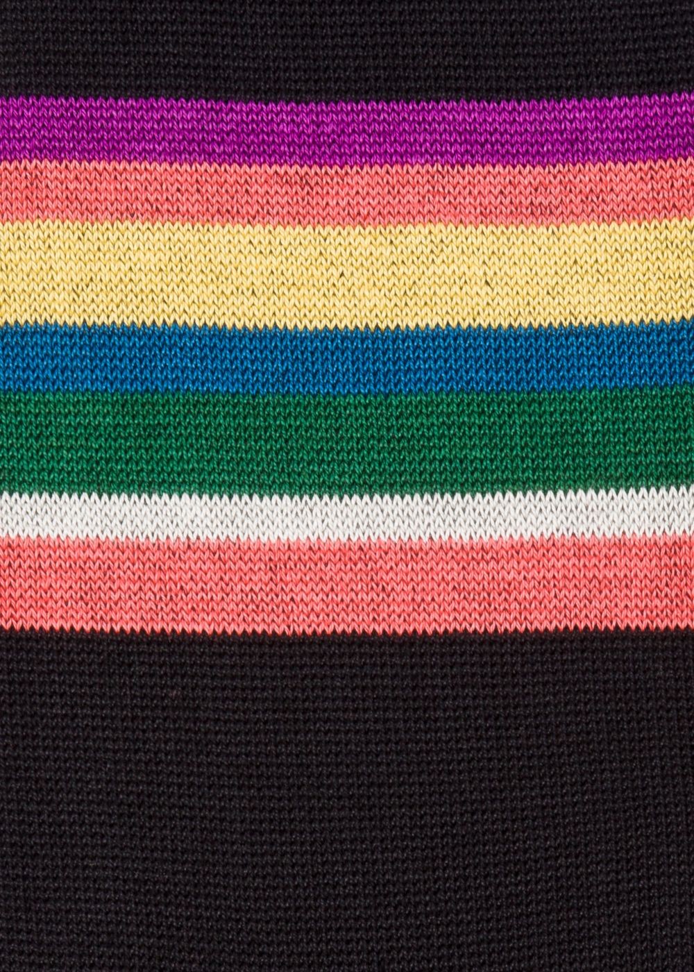 Paul Smith Mens's Black Colour-Block Stripe Socks