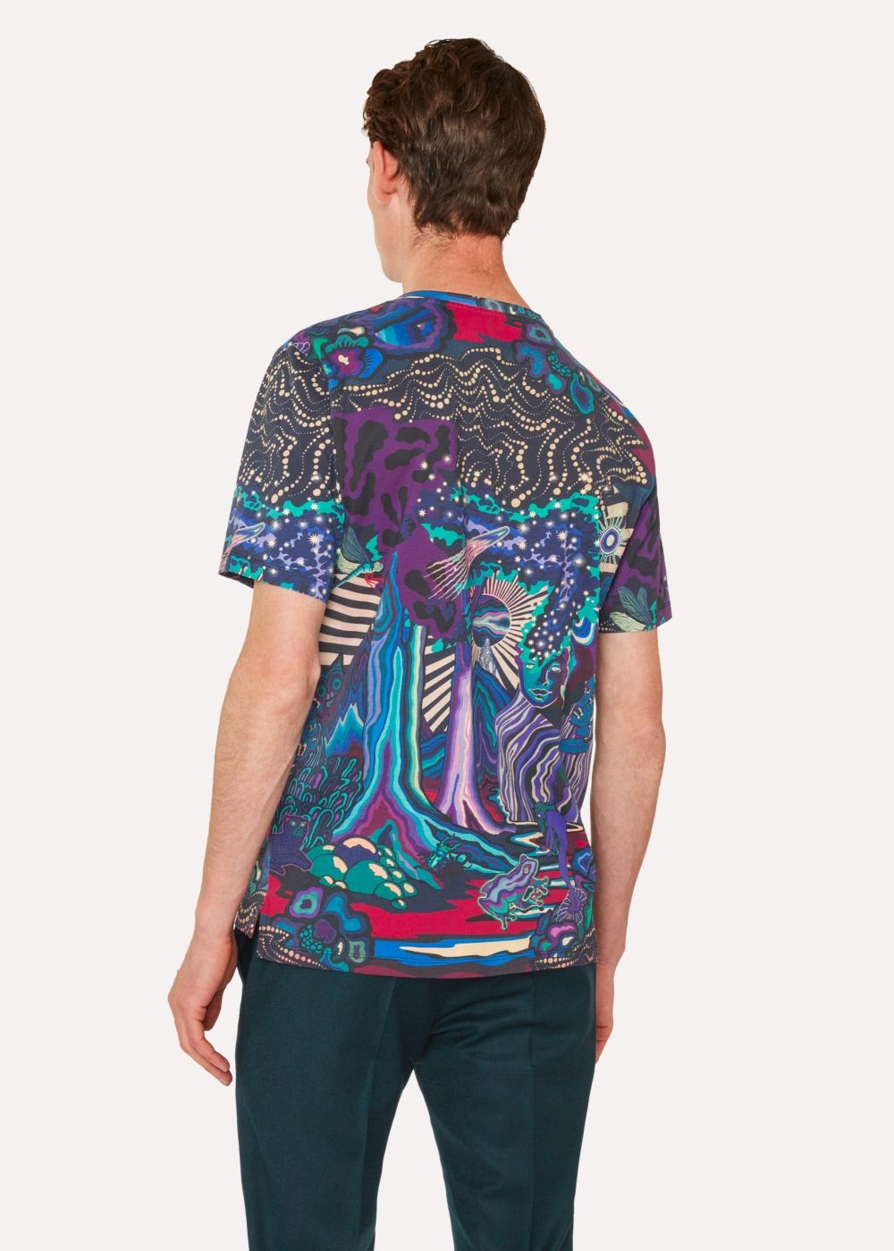 Paul Smith Men's 'dreamer' Print T-Shirt