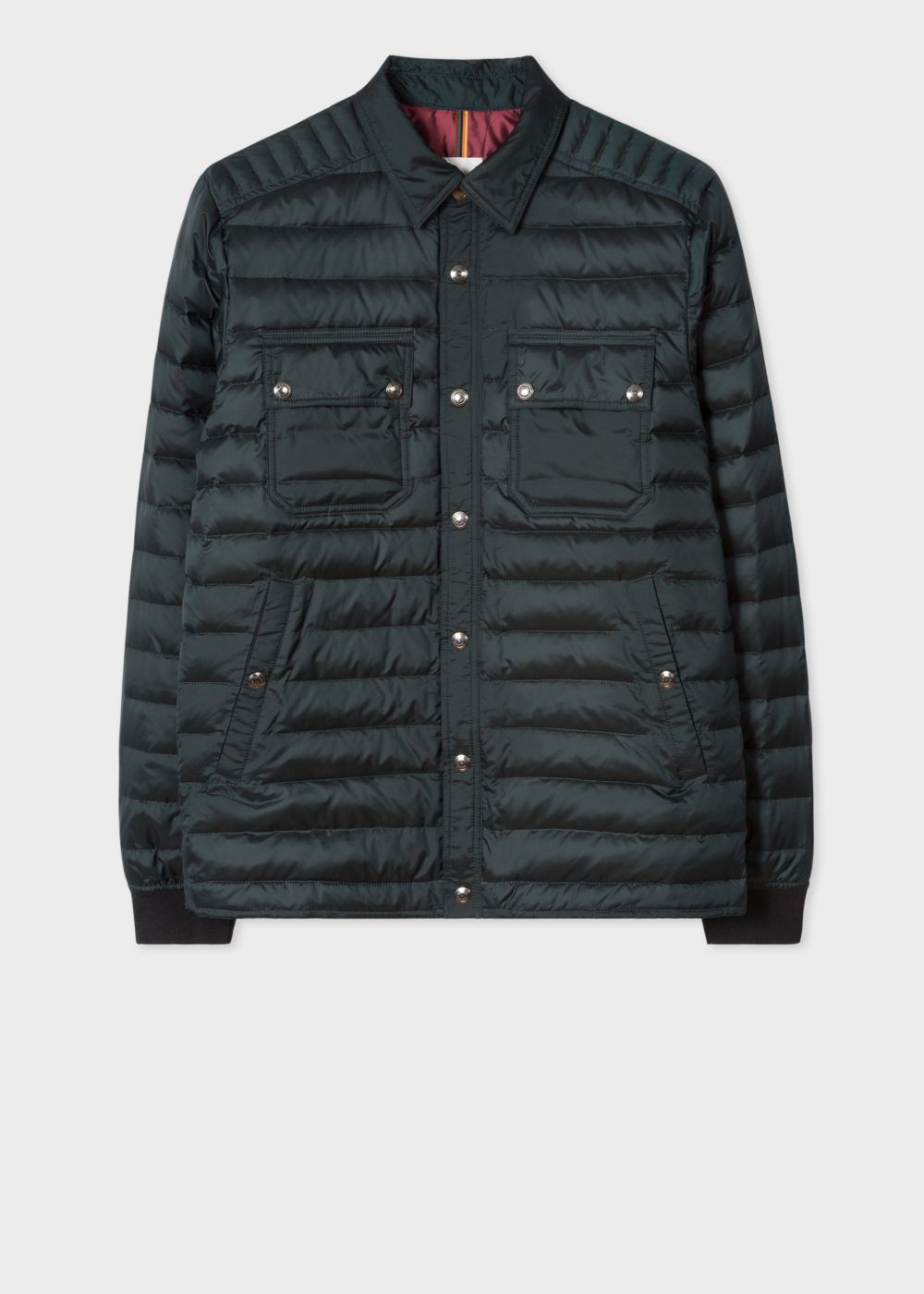 Paul Smith Mens's Dark Green Lightweight Down-Filled Jacket