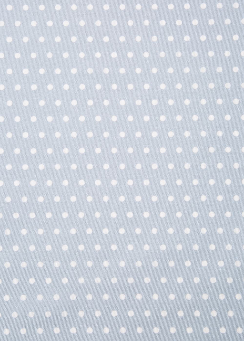 Paul Smith Men's Light Steel-Blue Polka Dot Silk Pocket Square