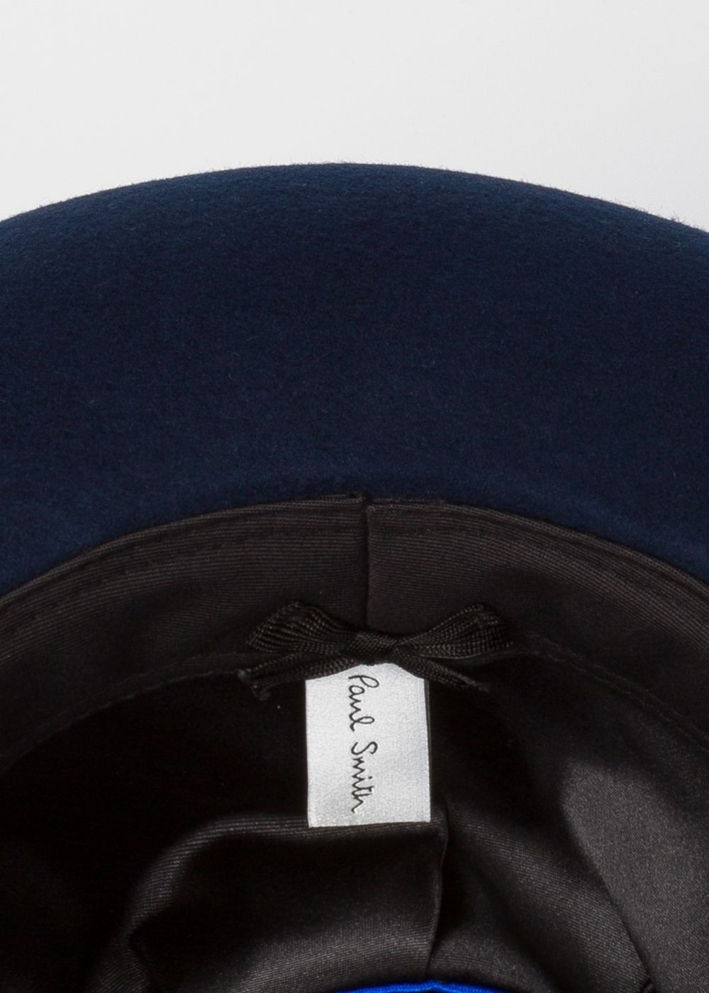 Paul Smith Men's Navy Wool-Felt Fedora Hat