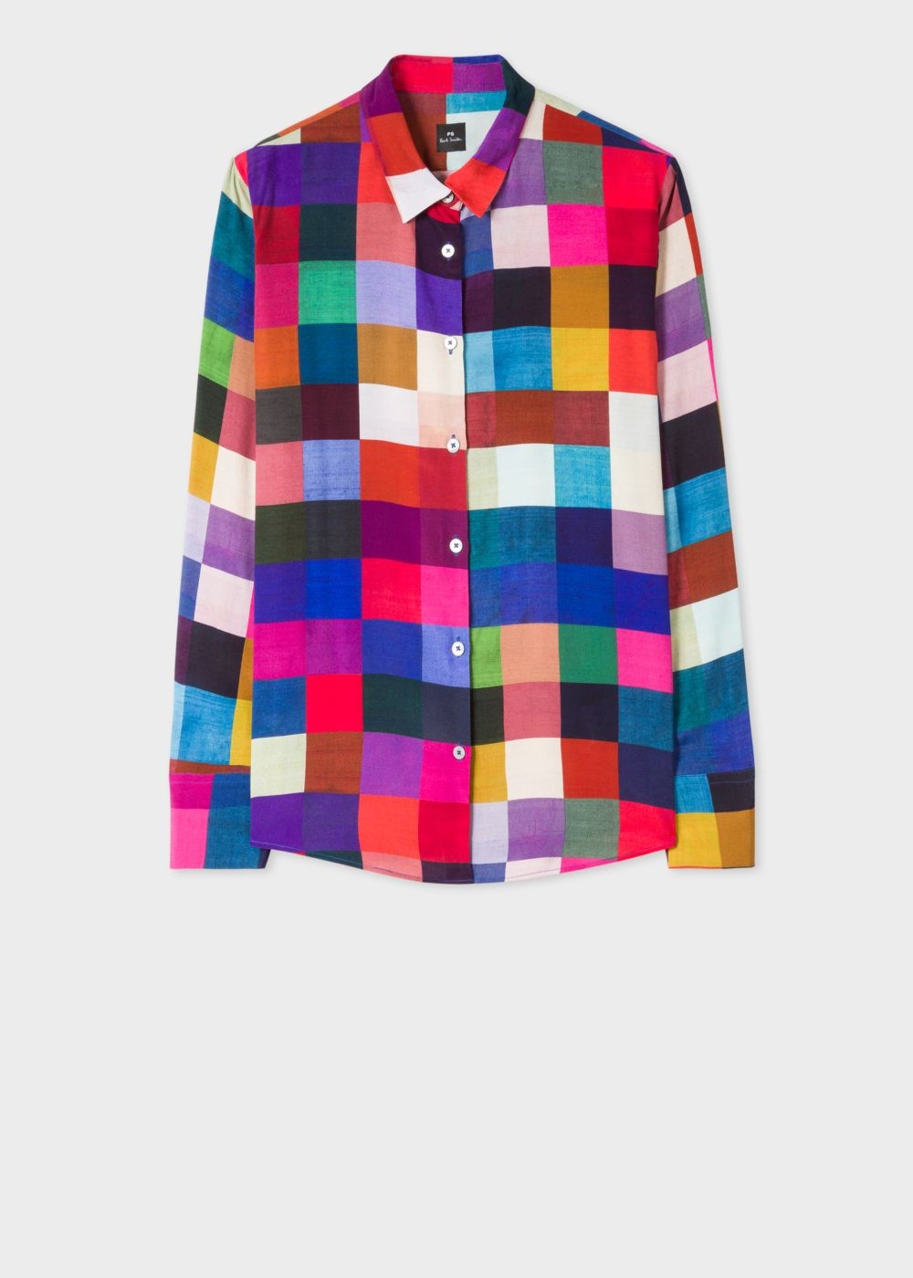 Paul Smith Lady's 'colour-Block Check' TShirt