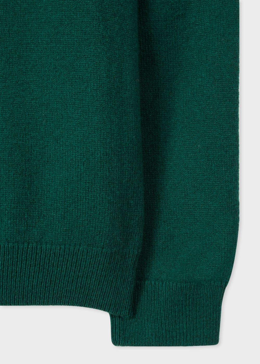 Paul Smith Men's Dark Green Lambswool Sweater