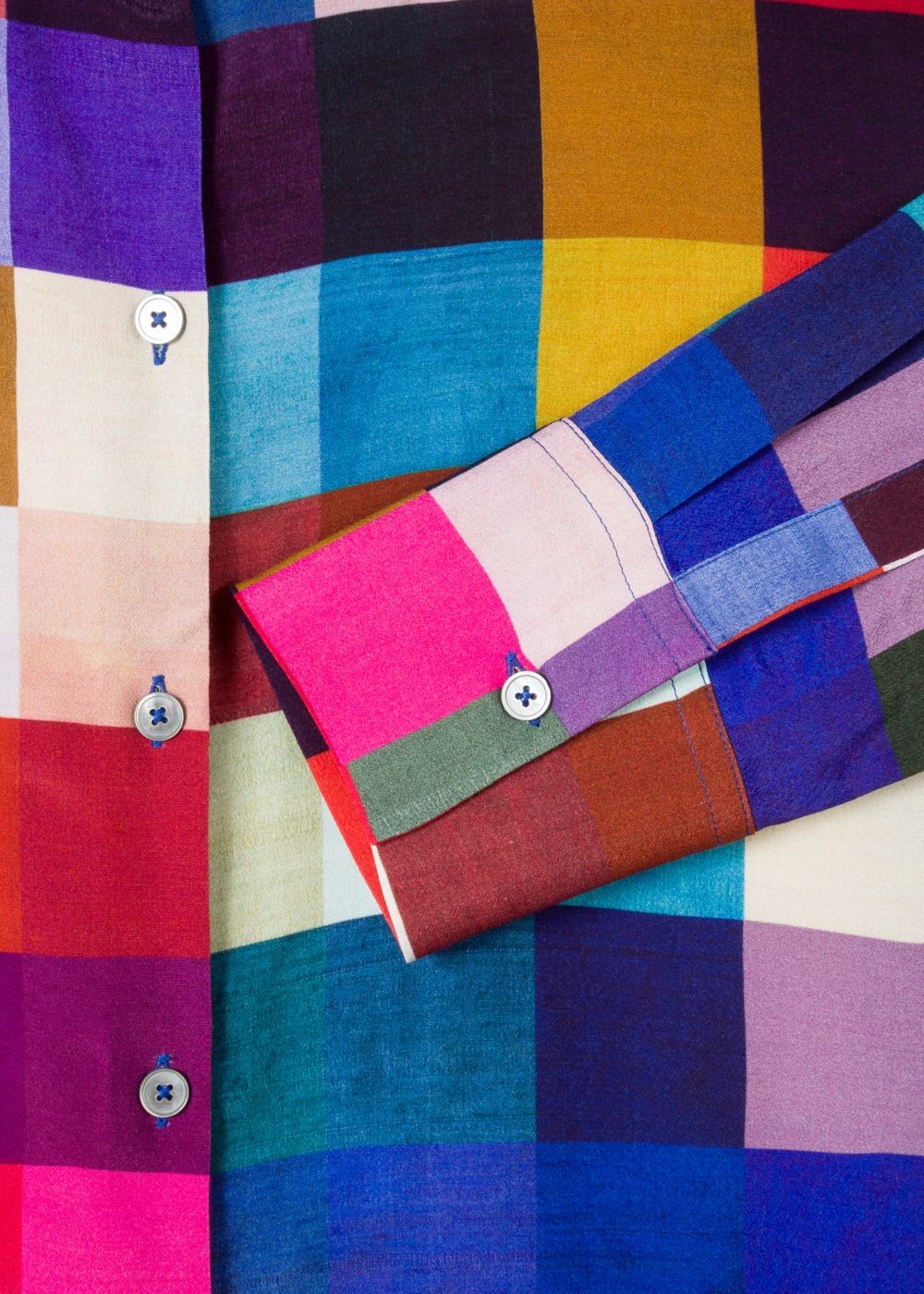 Paul Smith Lady's 'colour-Block Check' TShirt