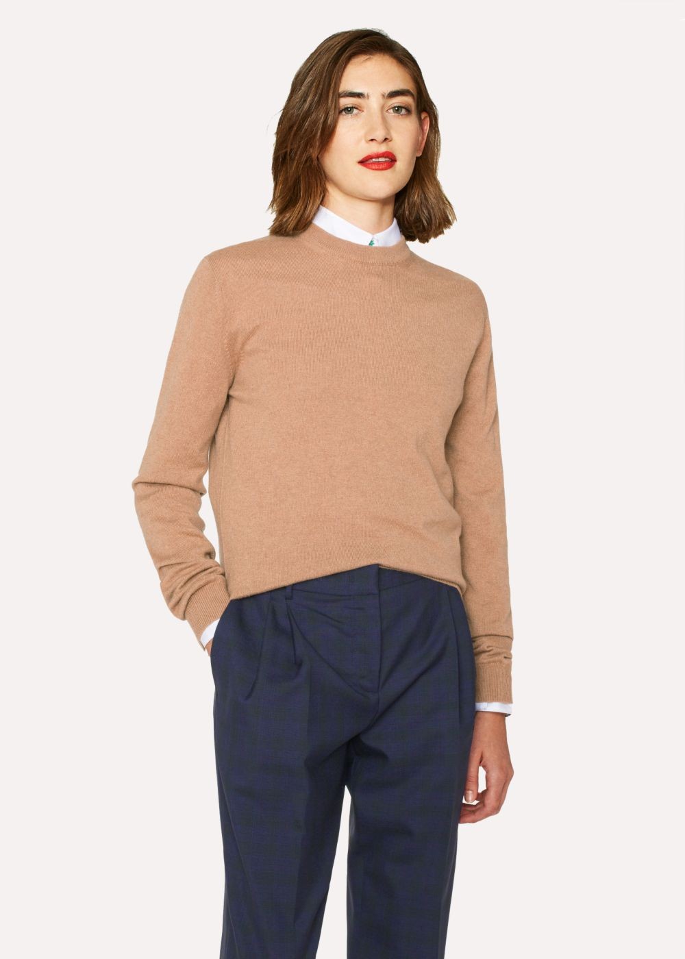 Paul Smith Lady's Camel Cashmere Sweater