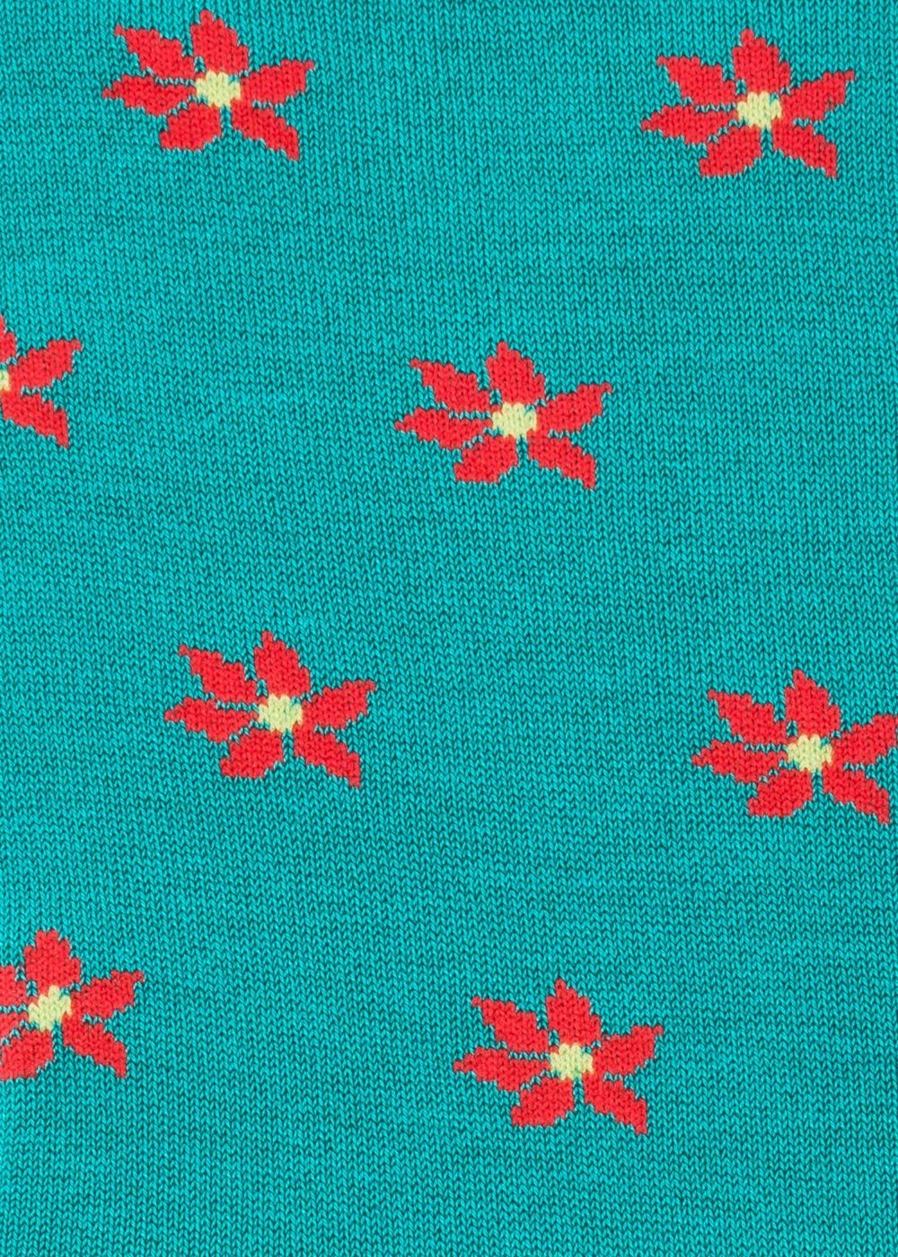 Paul Smith Women's Turquoise 'daisy Polka' Pattern Socks